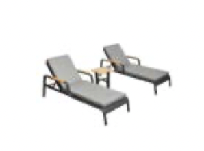 Visconti Sun Lounger Set