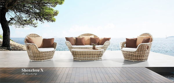 Shenzhou X 4 Seat Conversation Sofa Set