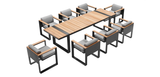 Cambusa 8 Seat Dining Set Black