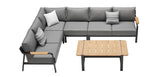 Visconti 6 Seat Corner Sofa Lounge