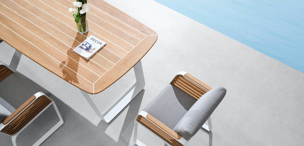 Wing 6 Seat Dining Set (Table with Yacht Glue)