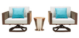 York Single Swivel Sofa (Right Side Tray)